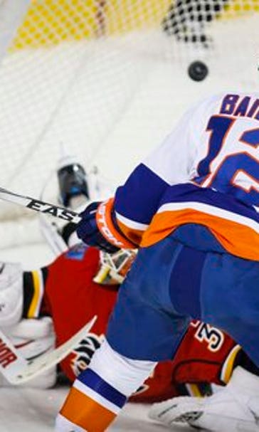 Bailey scores late in OT to lift Islanders past Flames, 2-1